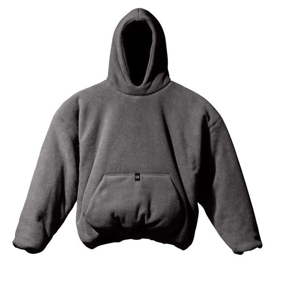 Yeezy Gap Engineered by Balenciaga Polar Fleece Padded Hoodie Size XL MSRP $200 - Picture 1 of 13